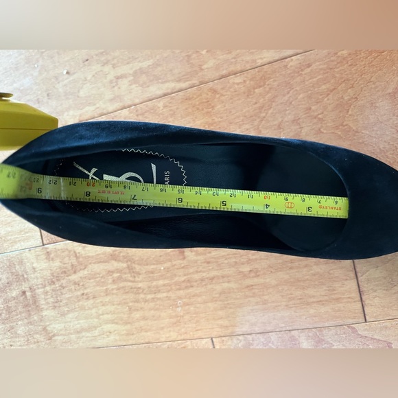 Yves saint Laurent Gisele black suede pump new - Picture 16 of 16